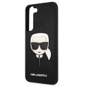 Karl Lagerfeld Saffiano Ikonik Karl`s Head - Etui Samsung Galaxy S22+ (czarny)