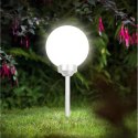 Lampa solarna kula mleczna 10x35cm - 10szt