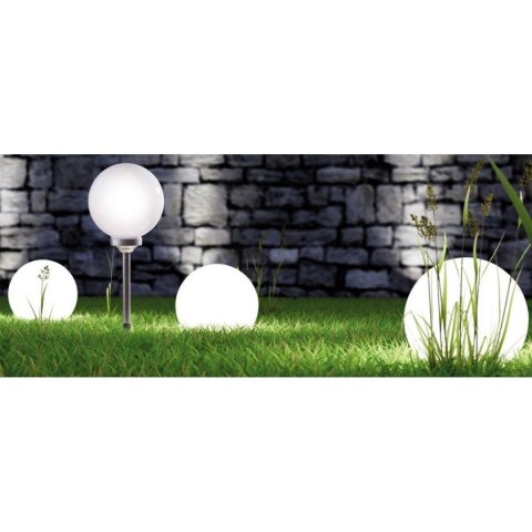Zestaw 9 Lamp solarnych kula mleczna 15x44cm Zestaw 9 Lamp solarnych kula mleczna 15x44cm
