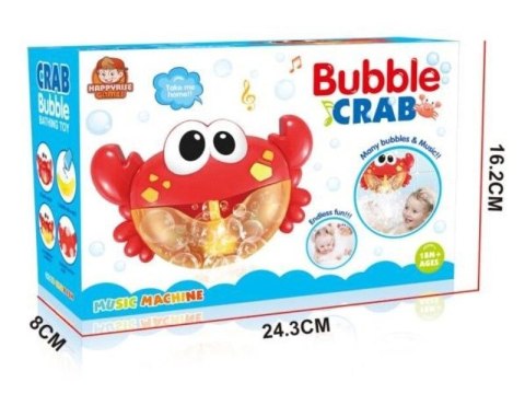 Maszynka Do Puszczania Baniek Mydlanych, Zabawka Do Wanny, KRAB Maszynka Do Puszczania Baniek Mydlanych, Zabawka Do Wanny, KRAB