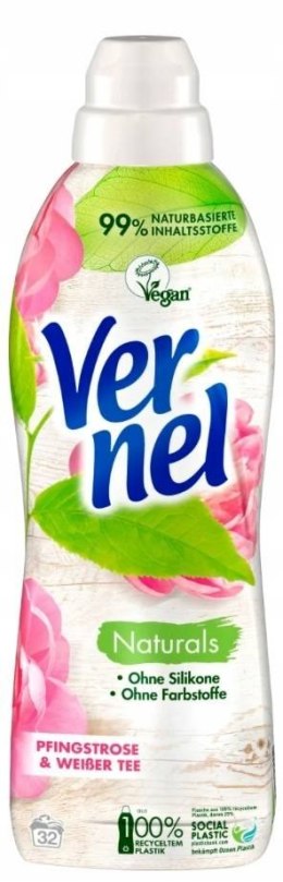 Vernel Naturals Pfingstrose & Weißer Tee 32 prania