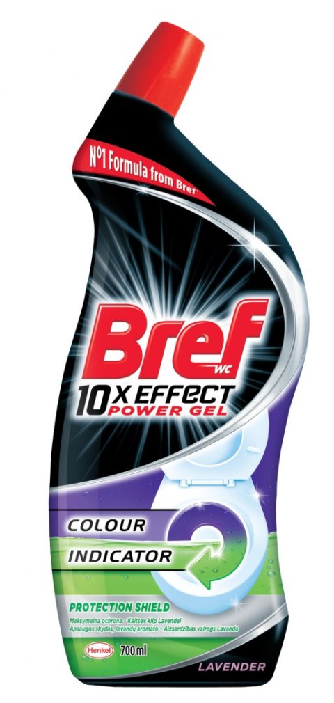 Bref 10 x Effect Lavender Żel WC 700 ml