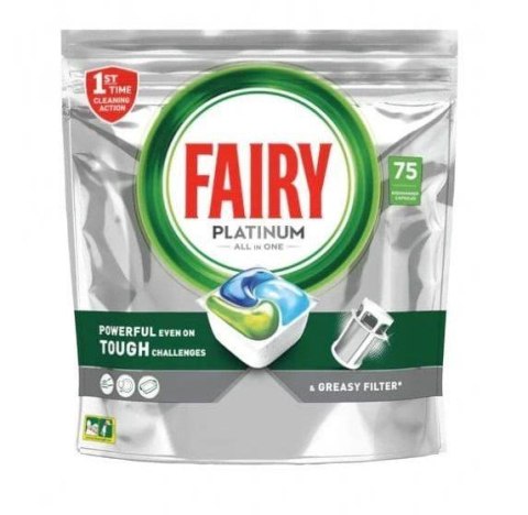 Fairy Platinum All in One Kapsułki do Zmywarki 75 szt.