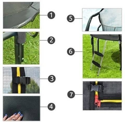 Trampolina Ogrodowa Jumpi 435cm/14FT Maxy Comfort Czarna Z Wewnętrzną Siatką Trampolina Ogrodowa Jumpi 435cm/14FT Maxy Comfort Czarna Z Wewnętrzną Siatką