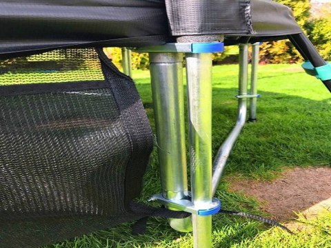 Trampolina Ogrodowa 252cm/8ft żółta Maxy Comfort Plus Z Wewnętrzną siatką Trampolina Ogrodowa 252cm/8ft żółta Maxy Comfort Plus Z Wewnętrzną siatką