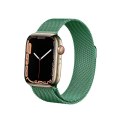 Crong Milano Steel - Pasek ze stali nierdzewnej do Apple Watch 38/40/41 mm (zielony)