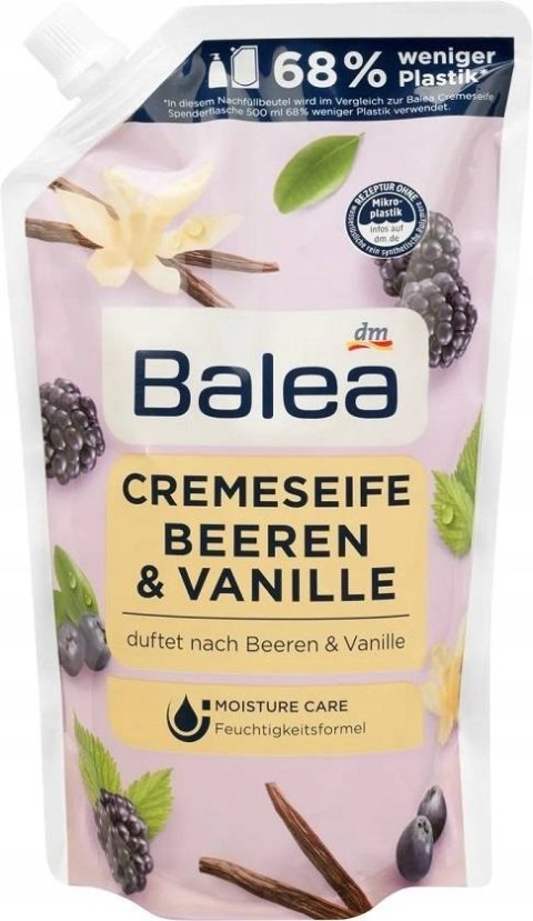 Balea Beeren & Vanille Mydło w Płynie Uzupełniacz 500 ml