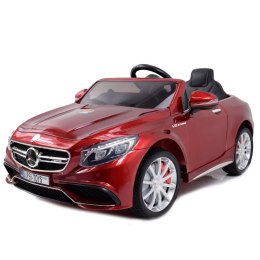 MERCEDES S63 AMG LICENCJA,LAKIER, MIĘKKIE KOŁA EVA FULL OPCJA/HL169