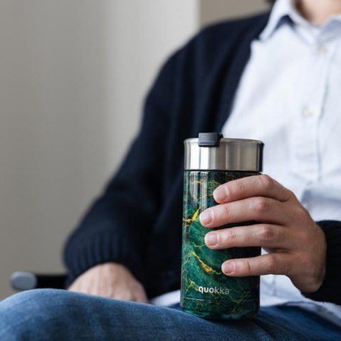 Quokka Boost Coffee Tumbler - Kubek termiczny ze stali nierdzewnej z zaparzaczem 400 ml (Greenstone) Quokka Boost Coffee Tumbler - Kubek termiczny ze stali nierdzewnej z zaparzaczem 400 ml (Greenstone)