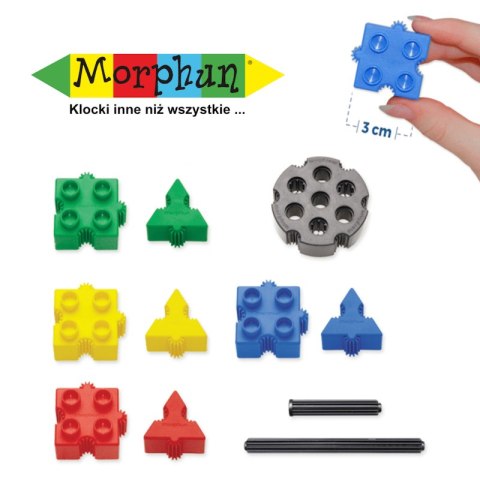 Morphun Konstrukcje 200 el. - Klocki konstrukcyjne Morphun Konstrukcje 200 el. - Klocki konstrukcyjne