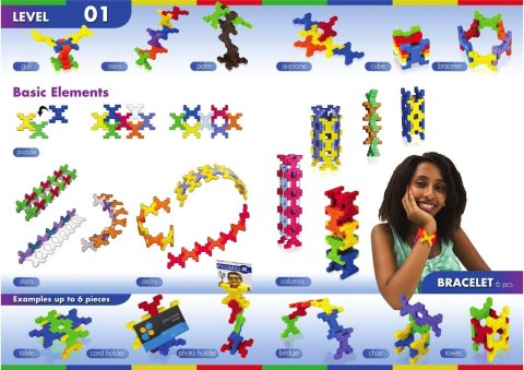 Incastro Cube L 60 el. Klocki konstrukcyjne Incastro Cube L 60 el. Klocki konstrukcyjne