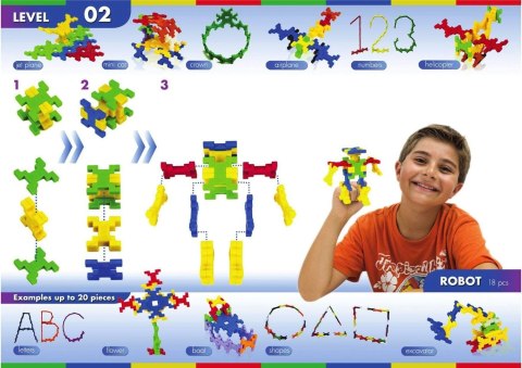 Incastro Cube L 60 el. Klocki konstrukcyjne Incastro Cube L 60 el. Klocki konstrukcyjne