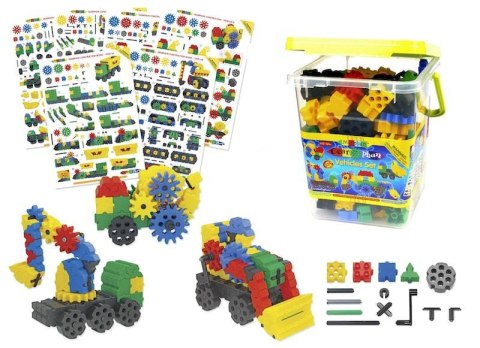 Morphun GearPhun Pojazdy 324 el. - Klocki konstrukcyjne Morphun GearPhun Pojazdy 324 el. - Klocki konstrukcyjne
