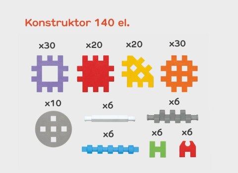 Klocki Mini Waffle Konstruktor 140 el. Klocki Mini Waffle Konstruktor 140 el.