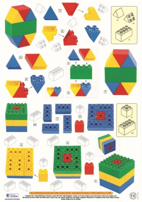 Morphun Hi-Qube Pre-school 80 el. - Klocki konstrukcyjne Morphun Hi-Qube Pre-school 80 el. - Klocki konstrukcyjne