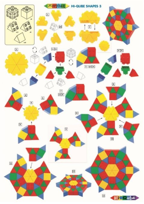 Morphun Hi-Qube Pre-school 80 el. - Klocki konstrukcyjne Morphun Hi-Qube Pre-school 80 el. - Klocki konstrukcyjne
