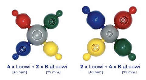 Klocki Loowi i Big Loowi Mix 65 el. Klocki Loowi i Big Loowi Mix 65 el.