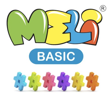 Klocki konstrukcyjne Meli Basic 50 el. Klocki konstrukcyjne Meli Basic 50 el.
