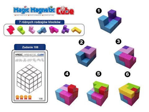Magnetyczne kostki - Magic Magnetic Cubes 28 el. Magnetyczne kostki - Magic Magnetic Cubes 28 el.