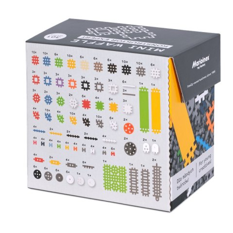 Klocki Mini Waffle Konstruktor Expert 301 el. Klocki Mini Waffle Konstruktor Expert 301 el.