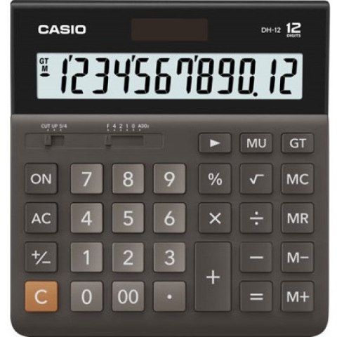 Kalkulator Casio DH-12 czarny Kalkulator Casio DH-12 czarny