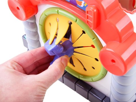 Interaktywny Domek sorter klocki zwierzątka ZA3518 Interaktywny Domek sorter klocki zwierzątka ZA3518