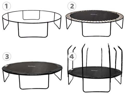 Trampolina ogrodowa SkyFlyer + drabinka 14FT 426cm Trampolina ogrodowa SkyFlyer + drabinka 14FT 426cm