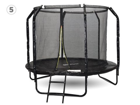 Trampolina ogrodowa SkyFlyer + drabinka 8FT 244cm Trampolina ogrodowa SkyFlyer + drabinka 8FT 244cm