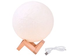 Lampka nocna Księżyc Moon Light 3D 18cm ZA3826