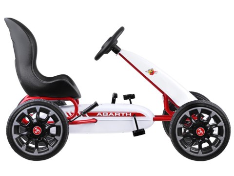 GOKART ABARTH na pedały Duże miekkie koła PA0167 GOKART ABARTH na pedały Duże miekkie koła PA0167