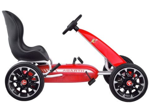 GOKART ABARTH na pedały Duże miekkie koła PA0167 GOKART ABARTH na pedały Duże miekkie koła PA0167