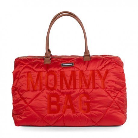 Childhome torba mommy bag pikowana czerwona