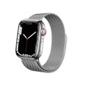 Crong Milano Steel - Pasek ze stali nierdzewnej do Apple Watch 42/44 mm (srebrny)