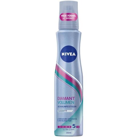 Nivea Diamant Volumen 5 Ultra Stark Pianka do Włosów 150 ml