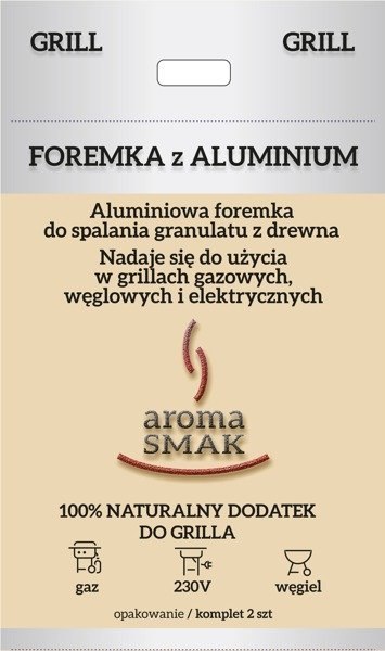 FOREMKI ALUMINIOWE AROMA SMAK