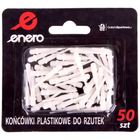 Końcówki do rzutek plastikowe Spare 50szt białe Końcówki do rzutek plastikowe Spare 50szt białe