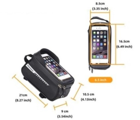 Torba rowerowa sakwa wodoodporna uchwyt na telefon Torba rowerowa sakwa wodoodporna uchwyt na telefon