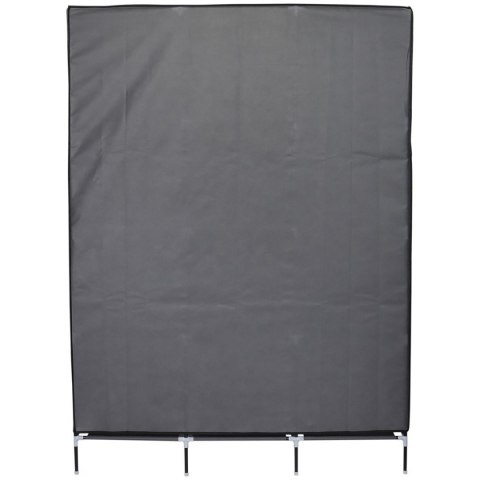 Garderoba szafa tekstylna 127x45x172 cm ciemnoszara Garderoba szafa tekstylna 127x45x172 cm ciemnoszara