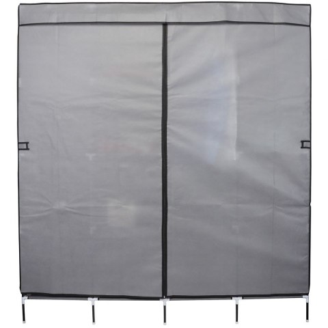 Garderoba szafa tekstylna 168x45x172 cm ciemnoszara Garderoba szafa tekstylna 168x45x172 cm ciemnoszara