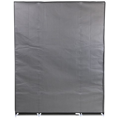 Szafa tekstylna garderoba 175x133x43cm ciemno-szara profil 13 mm Szafa tekstylna garderoba 175x133x43cm ciemno-szara profil 13 mm