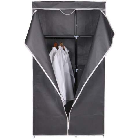 Szafa tekstylna garderoba 90x45x170cm ciemno-szara 8811 Szafa tekstylna garderoba 90x45x170cm ciemno-szara 8811