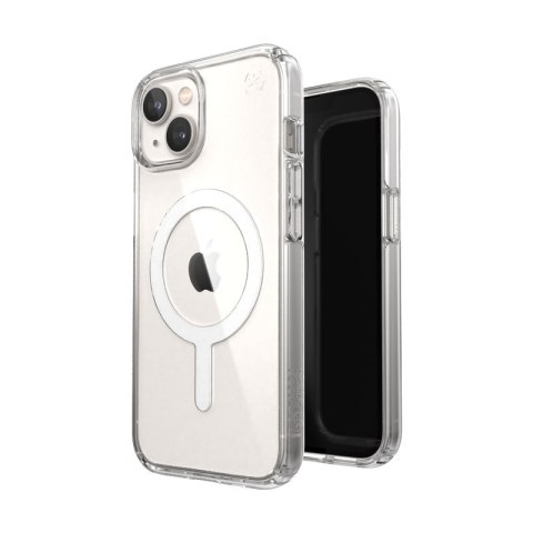 Speck Presidio Perfect-Clear + MagSafe - Etui iPhone 14 z powłoką MICROBAN (Clear)