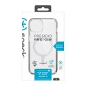 Speck Presidio Perfect-Clear + MagSafe - Etui iPhone 14 z powłoką MICROBAN (Clear)