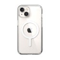 Speck Presidio Perfect-Clear + MagSafe - Etui iPhone 14 z powłoką MICROBAN (Clear)