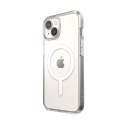 Speck Presidio Perfect-Clear + MagSafe - Etui iPhone 14 z powłoką MICROBAN (Clear)