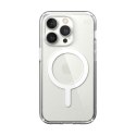 Speck Presidio Perfect-Clear + MagSafe - Etui iPhone 14 Pro z powłoką MICROBAN (Clear)