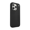 Speck Presidio2 Grip - Etui iPhone 14 Pro z powłoką MICROBAN (Black / Black / White)