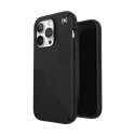 Speck Presidio2 Grip - Etui iPhone 14 Pro z powłoką MICROBAN (Black / Black / White)