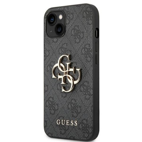 Guess 4G Big Metal Logo - Etui iPhone 14 Plus (szary) Guess 4G Big Metal Logo - Etui iPhone 14 Plus (szary)