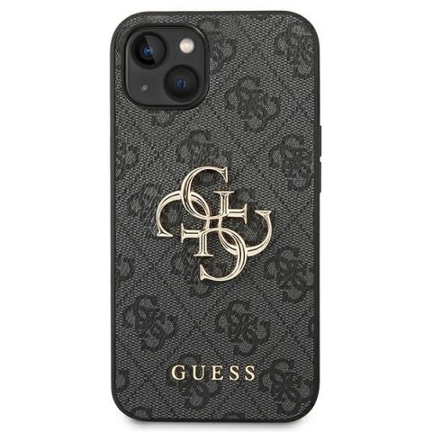 Guess 4G Big Metal Logo - Etui iPhone 14 Plus (szary) Guess 4G Big Metal Logo - Etui iPhone 14 Plus (szary)